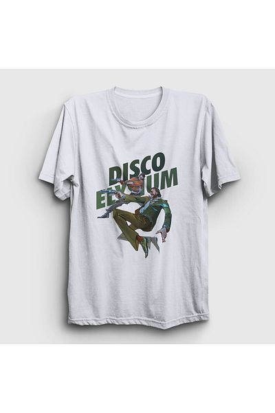 Presmono Μπλουζάκι Unisex White Final Cut Game Disco Elysium 464747 ττ