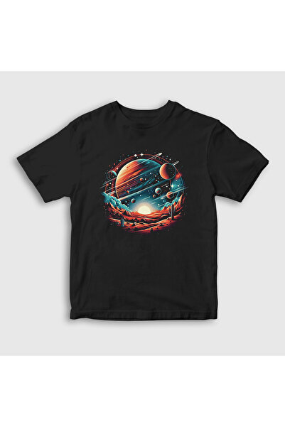 Presmono Black Desert Space View Space T-shirt - Unisex Kids 434849tt