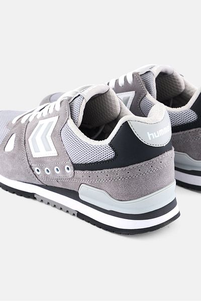 hummel Men Marathona Suede Lace Up Outdoor Shoes, Grey