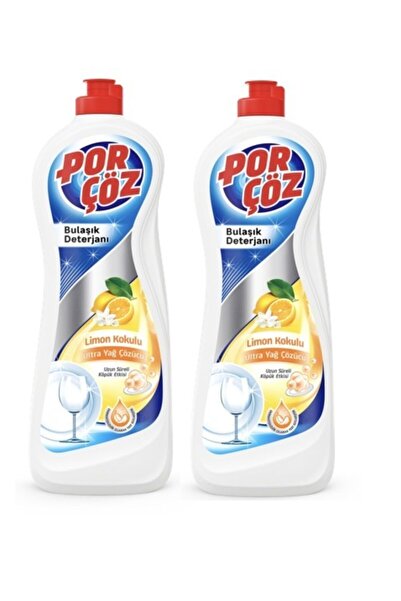 Porçöz PORÇÖZBulaşık Deterjanı Limon Kokulu 2 x 675 ML