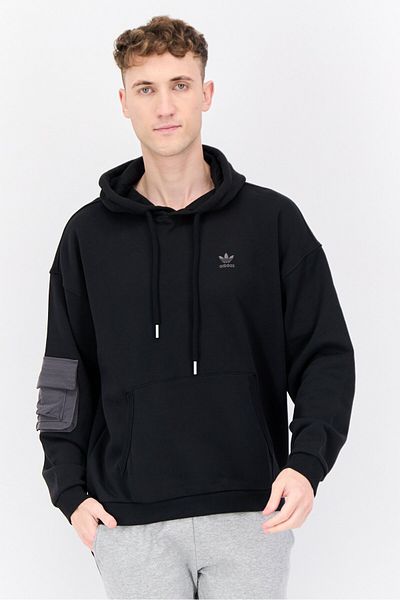 adidas Men Sportswear Fit Long Sleeves Training Sweatshirt, Black