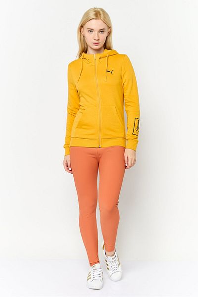 Puma Women Regular Fit Long Sleeves Outdoor Sweatshirt, Mustaed