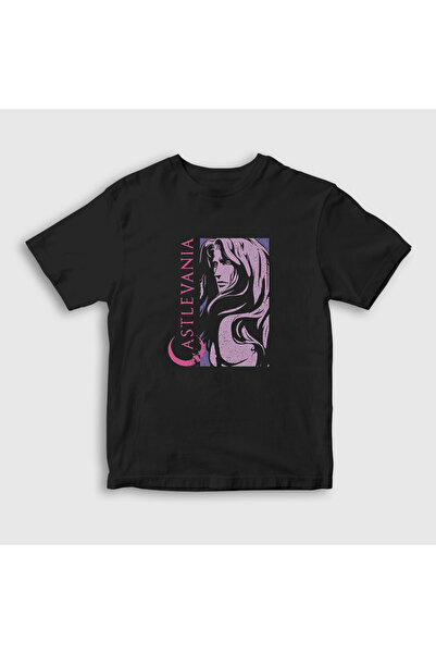 Presmono Anime Castlevania Unisex Kids T-shirt - Crni Alucard 463161tt