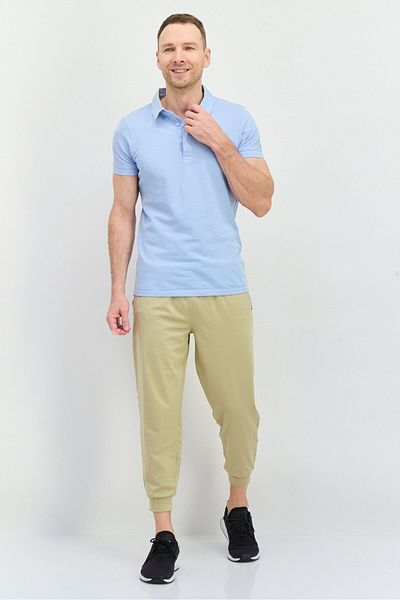 Feat Men Relaxed Fit Solid Jogger Pants, Khaki