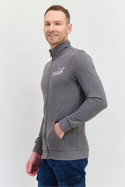 Puma Men Slim Fit Long Sleeve Outdoor Sweatshirt, Grey