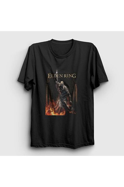 Presmono Μαύρο μπλουζάκι Elden Ring Unisex - The Tarnished One 461781 ττ