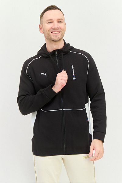Puma X Bmw Motorsport Men Sportswear Fit Outdoor Hoodie, Black