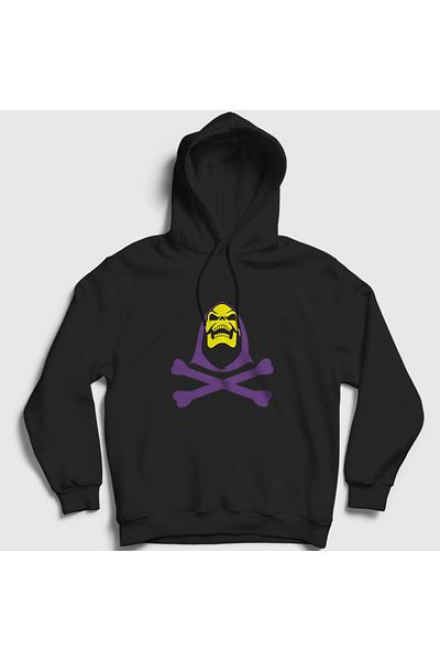 Presmono Φούτερ με μαύρη κουκούλα Skeletor Unisex - 434079 ττ