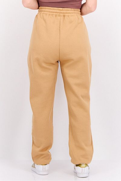Nautica Women Regular Fit Brand Logo Joggers Pant, Beige