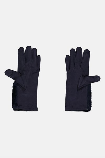 ELLE Women 1 Pair Solid Gloves, Peach