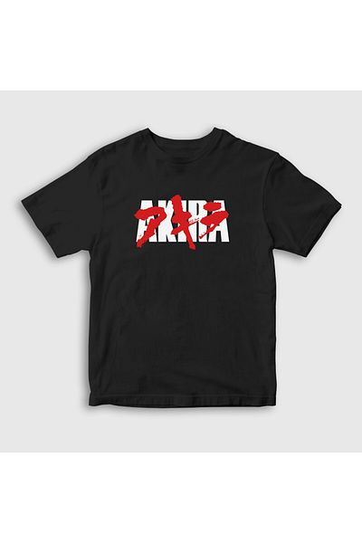 Presmono Akira Unisex Kids T-Shirt - Black, Logo Anime, Film and Series Merchandise 453601 tt