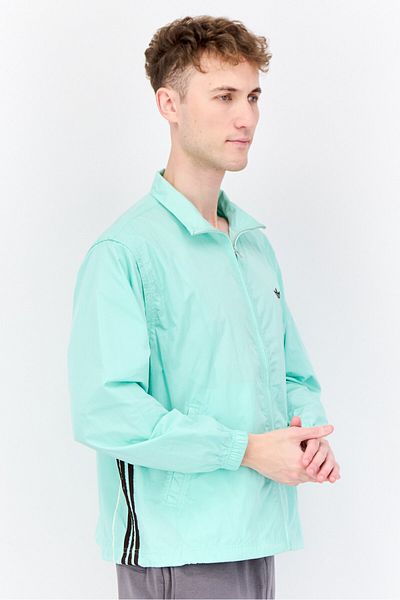 adidas Men Sportswear Fit Long Sleeve Outdoor Jacket, Mint Green