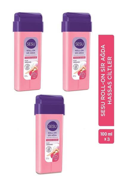 Genel Markalar ROLL-ON SİR AĞDA 100 ML HASSAS CİLT PEMBE SEA 3 ADET