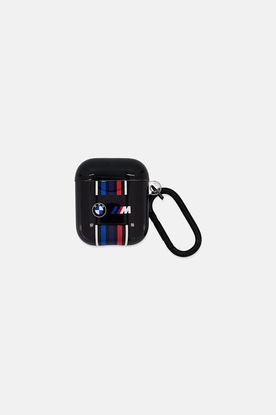 BMW Brand Logo Airpods 1/2 Protective Hard Case Cover, Black