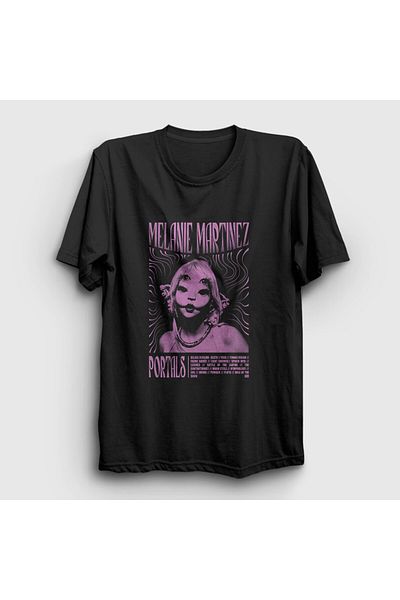 Presmono Μαύρο μπλουζάκι Melanie Martinez Unisex - Portals 471603 ττ