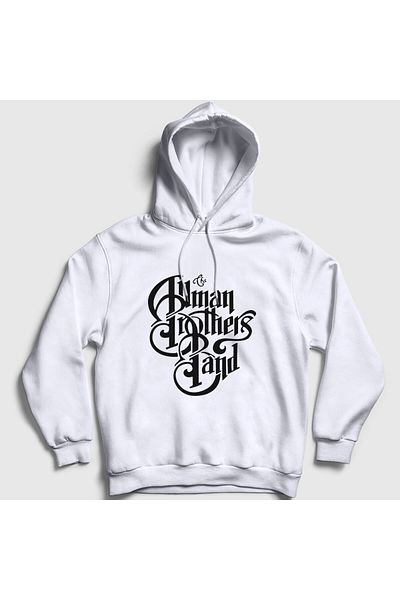 Presmono Φούτερ Allman Brothers Band Unisex με λευκή κουκούλα - 465980 ττ