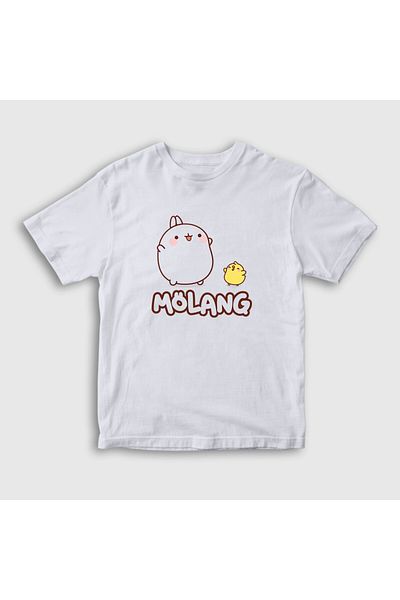 Presmono Tricou alb unisex pentru copii - Friend Mölang Piu Piu Molang 464848 tt