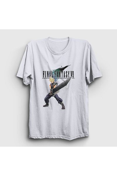 Presmono Μπλουζάκι Final Fantasy VII Unisex White Cloud Strife - 434678 ττ