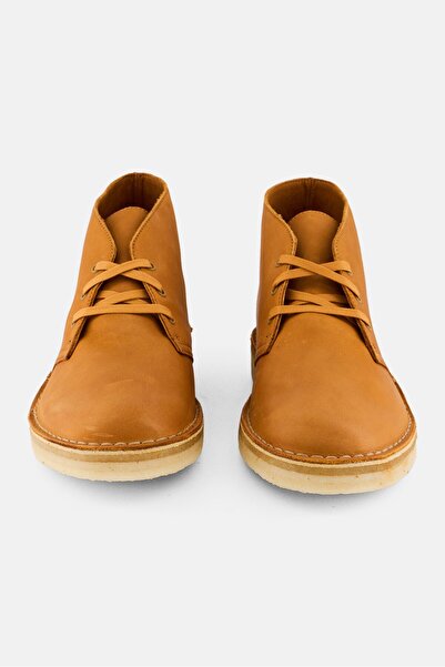 CLARKS Men Desert Coal Lace Up Ankle Boots, Brown