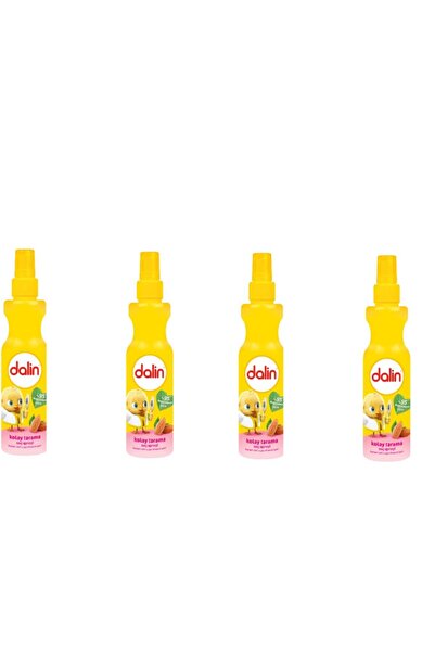 Dalin KOLAY TARAMA SPREYİ 200ML BADEM YAĞLI 4 ADET