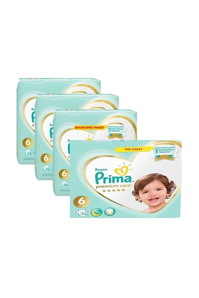 Prima Premium Care Bebek Bezi Beden:6 (13 KG) Extra Large 140 Adet