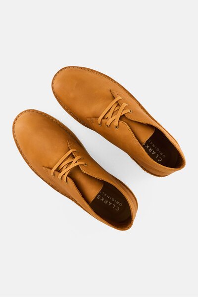 CLARKS Men Desert Coal Lace Up Ankle Boots, Brown