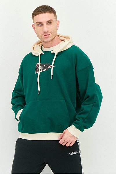 adidas Men Sportswear Fit Outdoor Sweatshirts, Green
