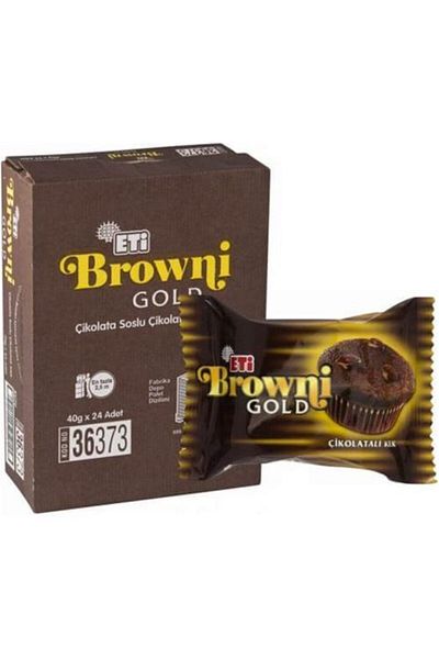 Eti Brown Gold Cocoa 45g, 24 Pieces 1 Box