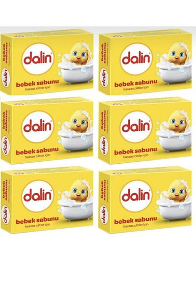 Dalin Baby Soap 100 Gr - New Formula 6 Pieces
