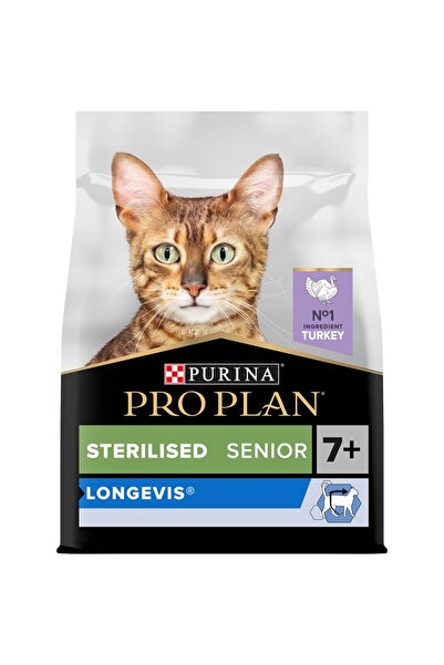 Pro Plan Sterilised Senior+7 Hindi-Tavuk Kısırlaştırılmış Kedi Maması 3 Kg