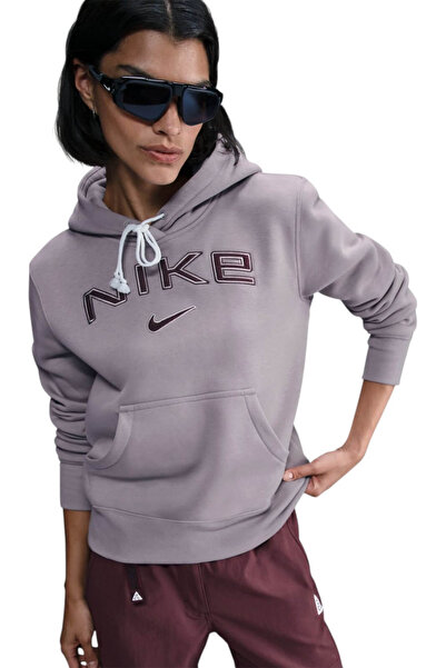 Nike Φούτερ με κουκούλα NIKE Phoenix Φλις Std PO Logo - HM9751-226