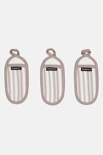 Cuisinart 3 Pcs Pot Handle Holders, White
