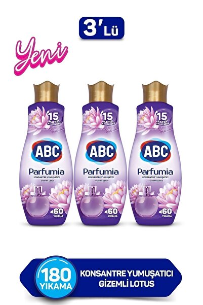 ABC Konsantre Yumuşatıcı Parfumıa Gizemli Lotus 3 X 1140 ml