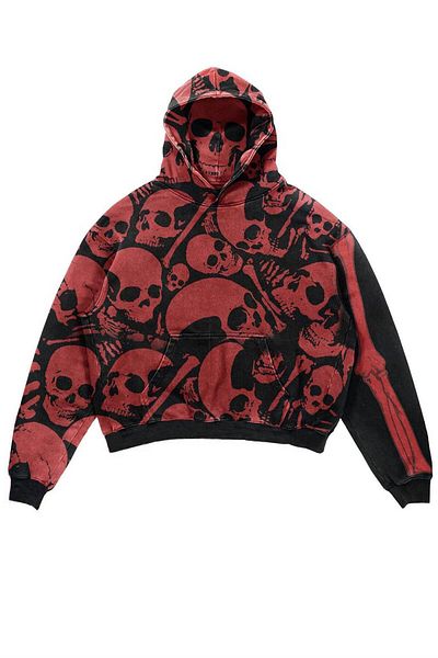 Trendiz Unisex Skulls Sweatshirt Hoodie