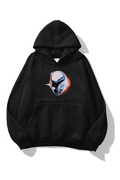Trendiz Unisex Φούτερ Dawn Fm Hoodie Μαύρο