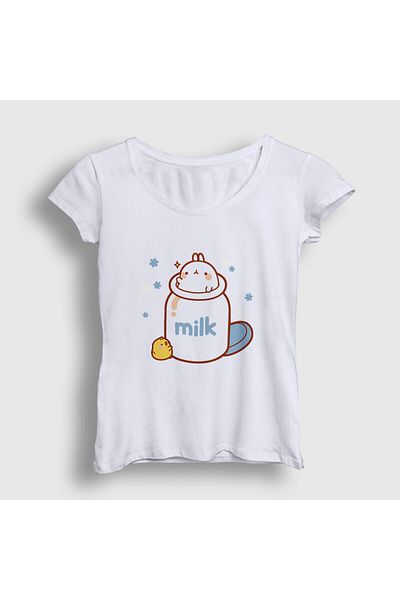 Presmono Tricou White Milk Molang Piu Piu - Femei 466142 tt