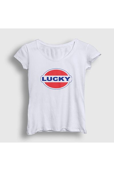 Presmono Μπλουζάκι με λευκό λογότυπο Lucky Halsey - 459518 ττ