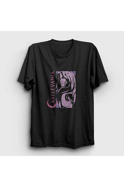 Presmono Castlevania Anime Unisex Μαύρο T-Shirt - Alucard 463131 ττ