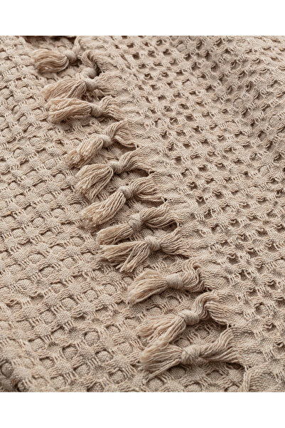 Madame Coco Mulette King Size Yatak Örtüsü - Bej