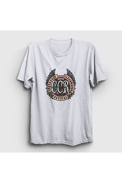 Presmono Μπλουζάκι Unisex White Creedence Clearwater Revival - 489523 ττ