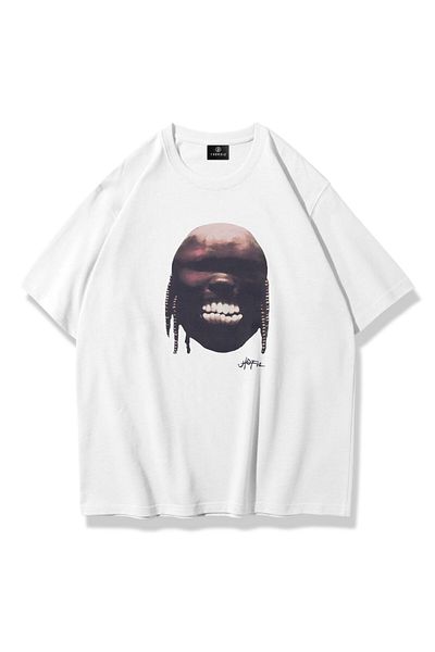 Trendiz Unisex Utopia Teeth Travis Scott Tshirt White