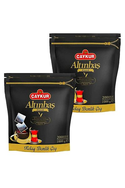 Çaykur Altınbaş Classic Black Teapot Bag Tea 200 X 5 g 2 Packs