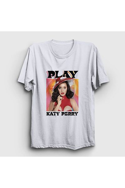Presmono Μπλουζάκι Katy Parry Music Unisex White Play - 486468 ττ