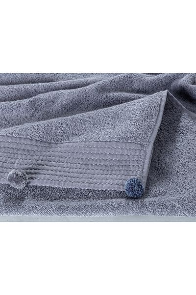 Madame Coco Valerie Bath Towel - Navy Blue