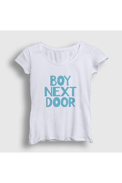 Presmono Λευκό λογότυπο K Pop Boynextdoor Γυναικείο T-Shirt - 490928 ττ
