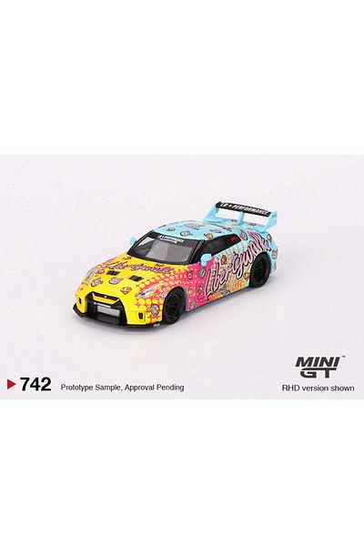 mini gt 1/64 رطل-صورة ظلية Works Gt Nissan 35gt-rr Ver.1 Lbwk Kuma Mgt00742