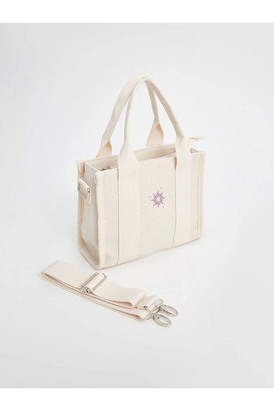 LC Waikiki Lcw Accessories Ecru Women's Shoulder Bag with Detachable Strap