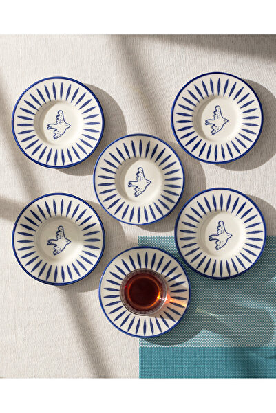 Madame Coco Luxe Oiseau 6'lı Çay Tabağı Seti