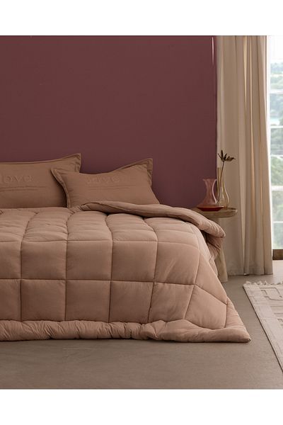 Madame Coco Bobigny Supersoft Single Comforter Set - Powder