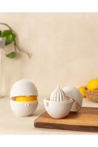 Madame Coco Justine Lemon Storage Container and Lemon Squeezer